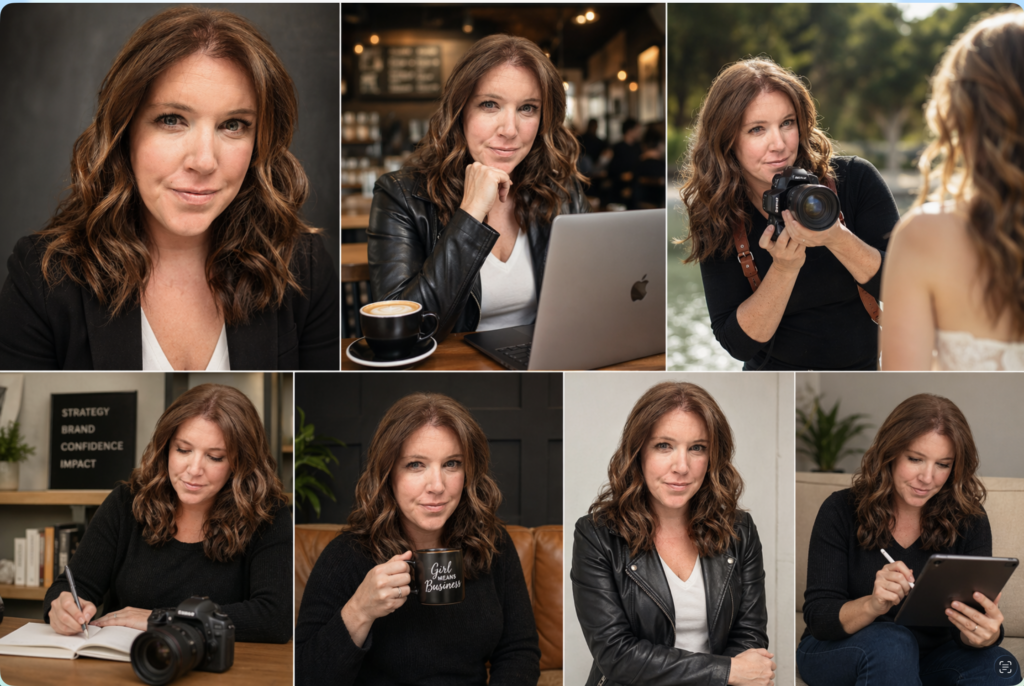 AI generated brand photos